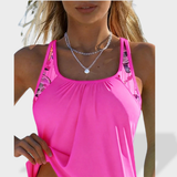 Penelope - Conjunto Tankini Elegante com Cobertura para a Barriga