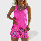 Penelope - Conjunto Tankini Elegante com Cobertura para a Barriga