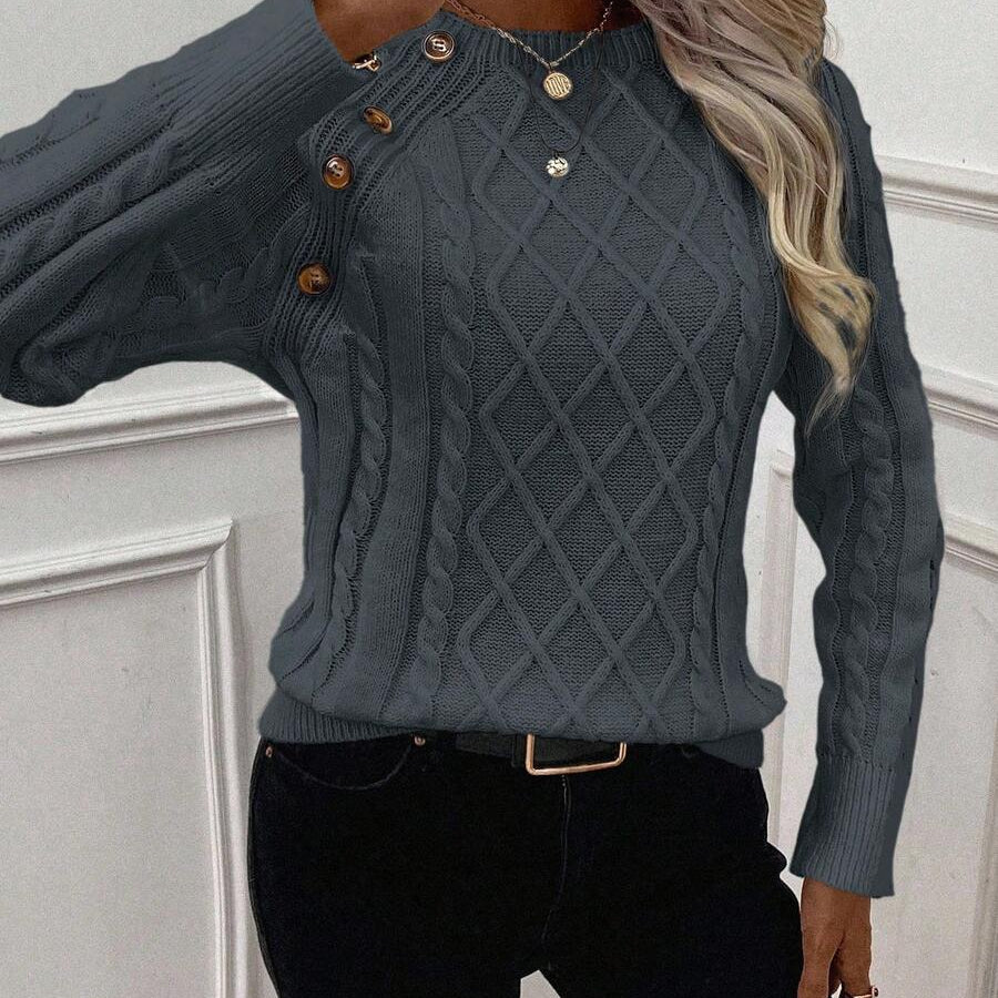 Francisca - Camisola de Malha com Botões