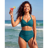 Sabine | Biquíni 2 em 1 de Cintura Alta com Controlo de Barriga