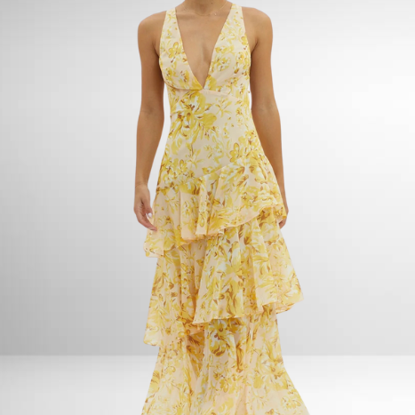Eli - Vestido Maxi Elegante Verão