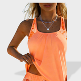 Penelope - Conjunto Tankini Elegante com Cobertura para a Barriga
