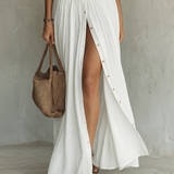 Maria - Vestido maxi de linho