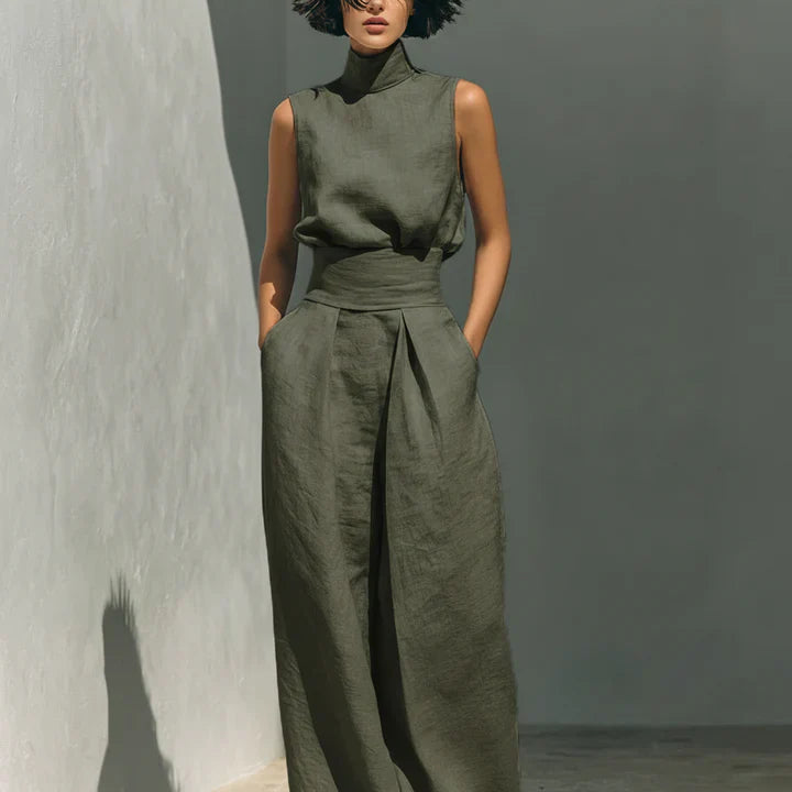 Flor - Conjunto Minimalista sem Mangas