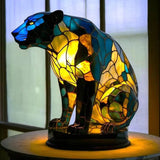 Jaguar - Lâmpada em vitral