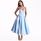 Ariel - Vestido Midi de Luxo