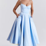 Ariel - Vestido Midi de Luxo