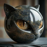 Gato Preto - Escultura Mística