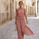 Elsa – Conjunto Elegante com Design de Ombros Descobertos