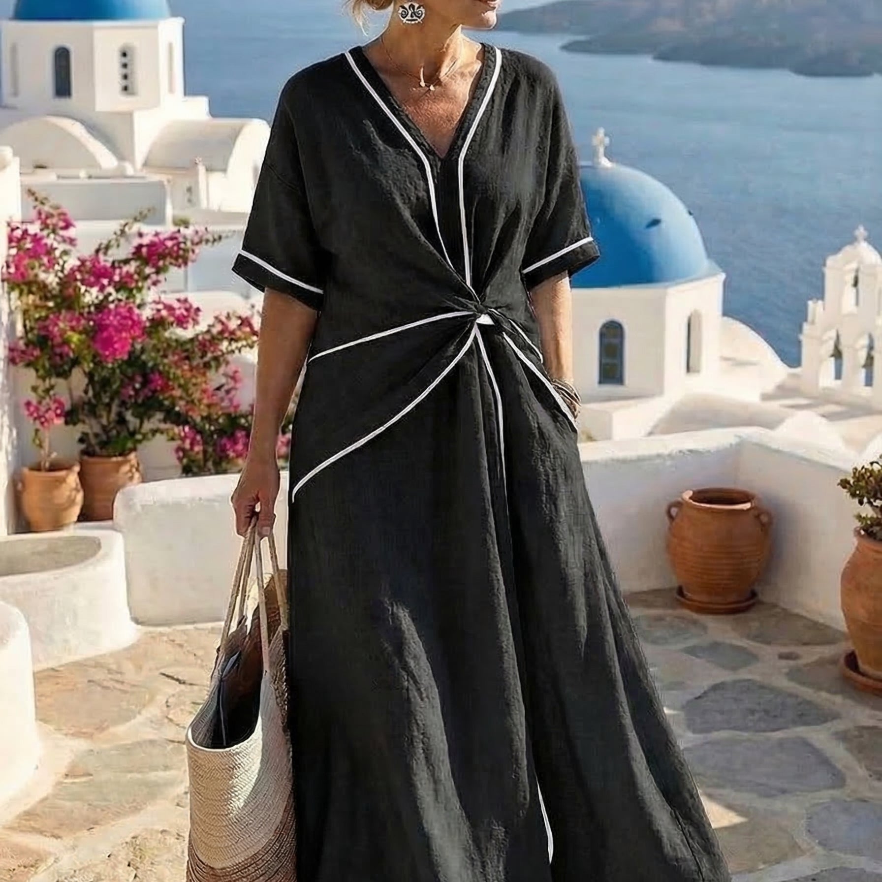 Santorini - Vestido de Verão