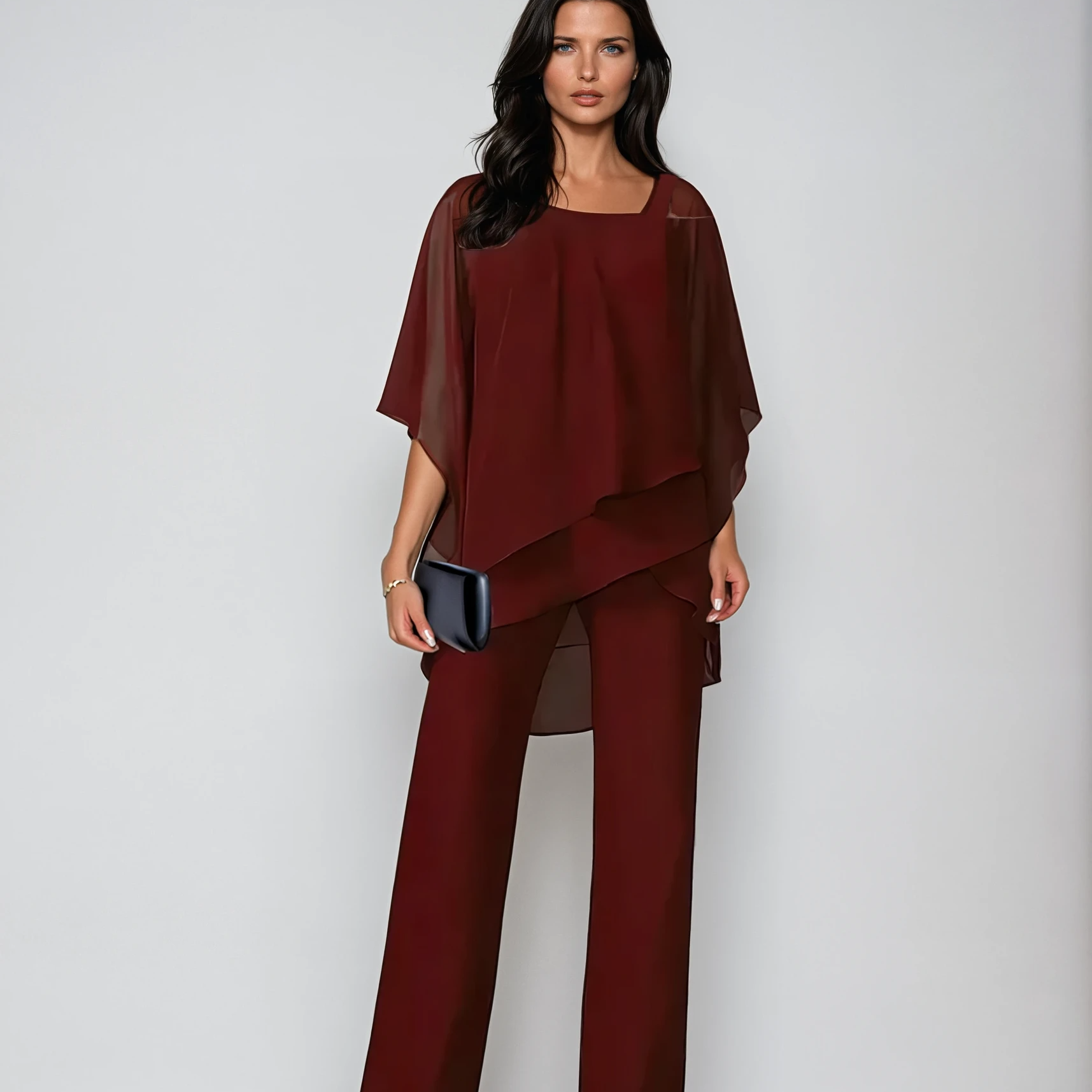 Mariella™ - Conjunto de Duas Peças em Camadas
