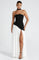 Vestido longo em jersey com decote redondo e fenda lateral para um look fluido e elegante, ideal para ocasiões especiais…
