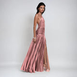 Eva - Vestido com Decote e Costas Abertas