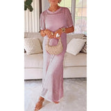 Bethany™ Vestido Maxi Longo com Recortes + Vestido Interior Oferta